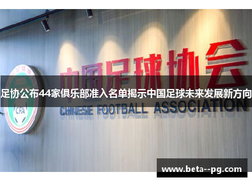 足协公布44家俱乐部准入名单揭示中国足球未来发展新方向